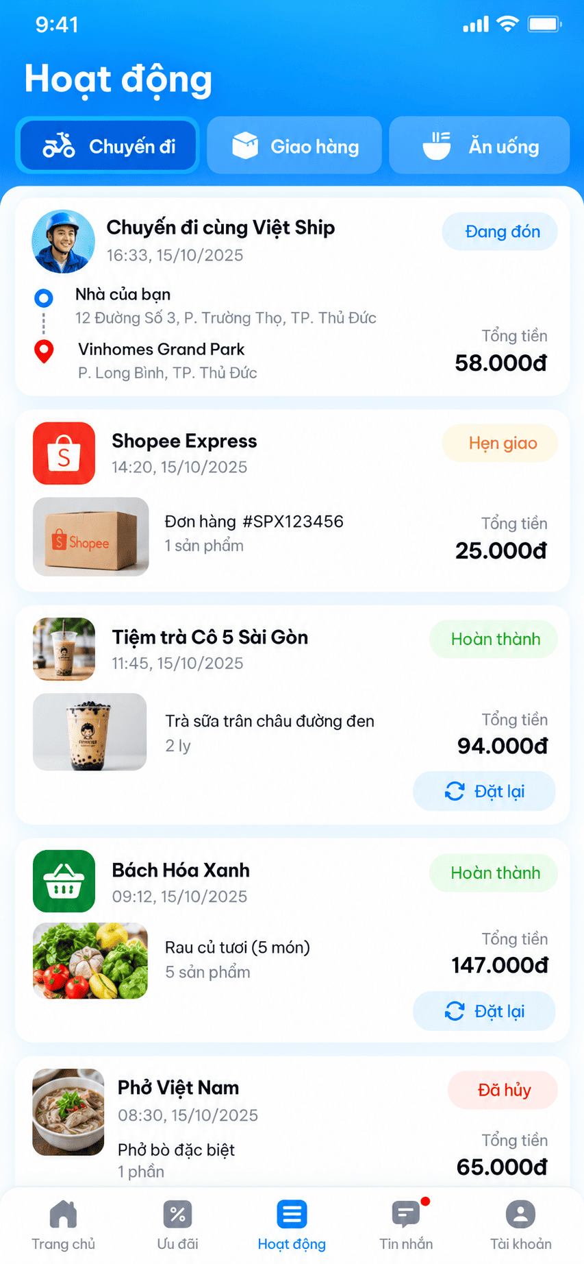 Ứng Dụng gọi xe VnShip